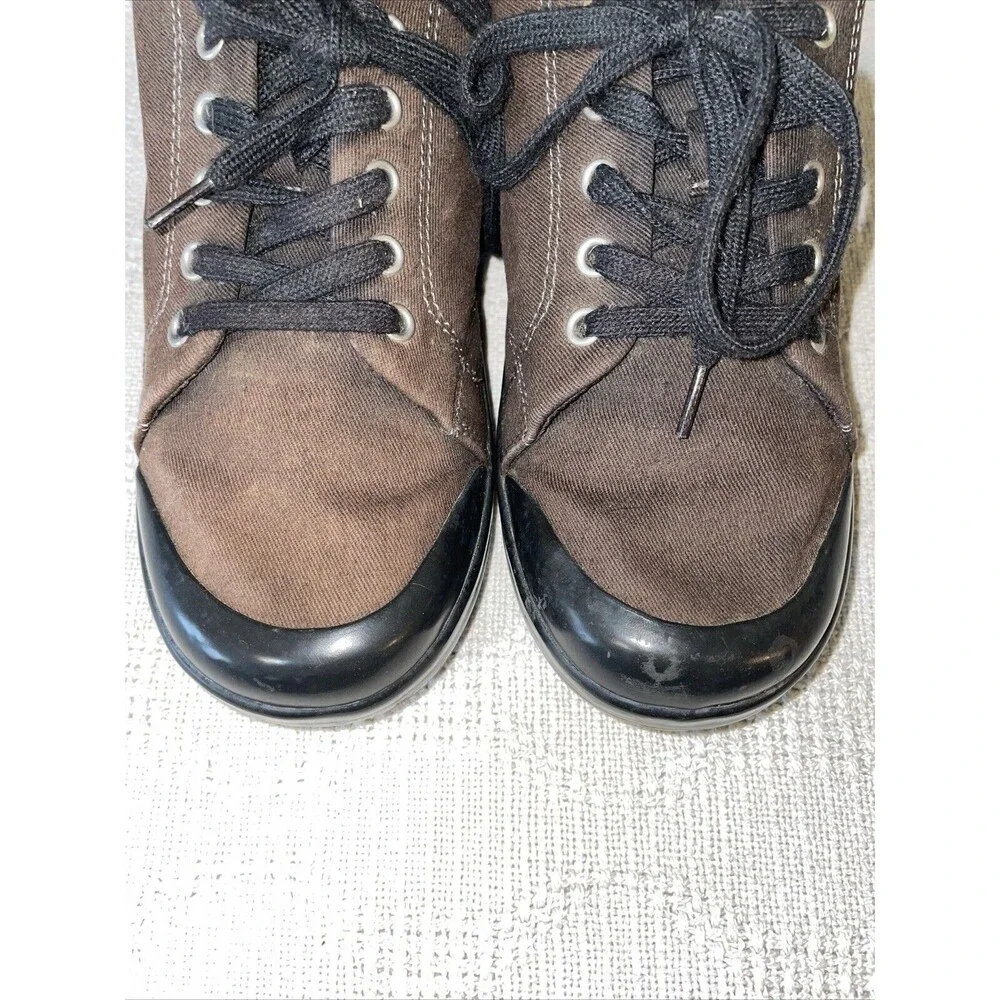 Dansko Vegan Women’s Nursing Shoes Size 38 U.S. 7 M Brown Fabric Hospital Clinic